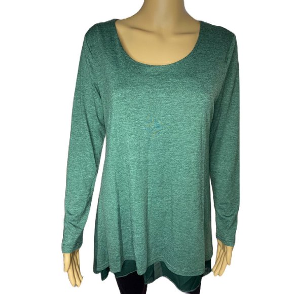 T Shirt Tunic Top Women Long Sleeve Size S‎ - Picture 1 of 7